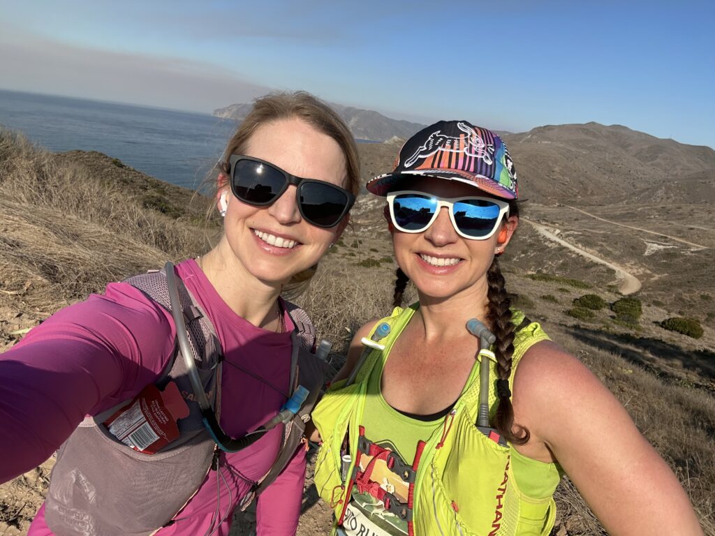 Sisters, Grace and Natalie, run their first 50k ultra marathon together on Catalina Island, CA. 